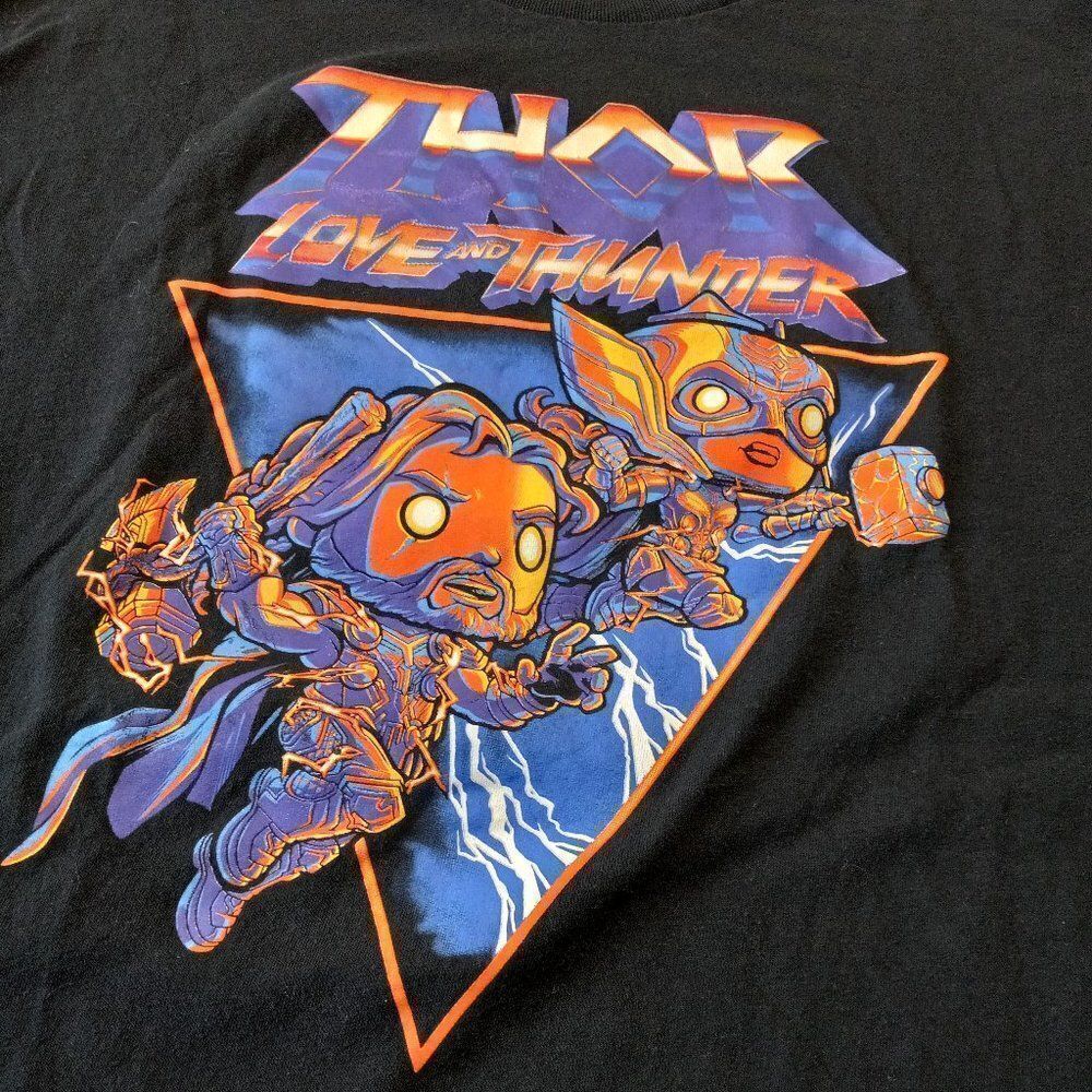 Marvel Black Thor, Love and Thunder 3 XL T-shirt